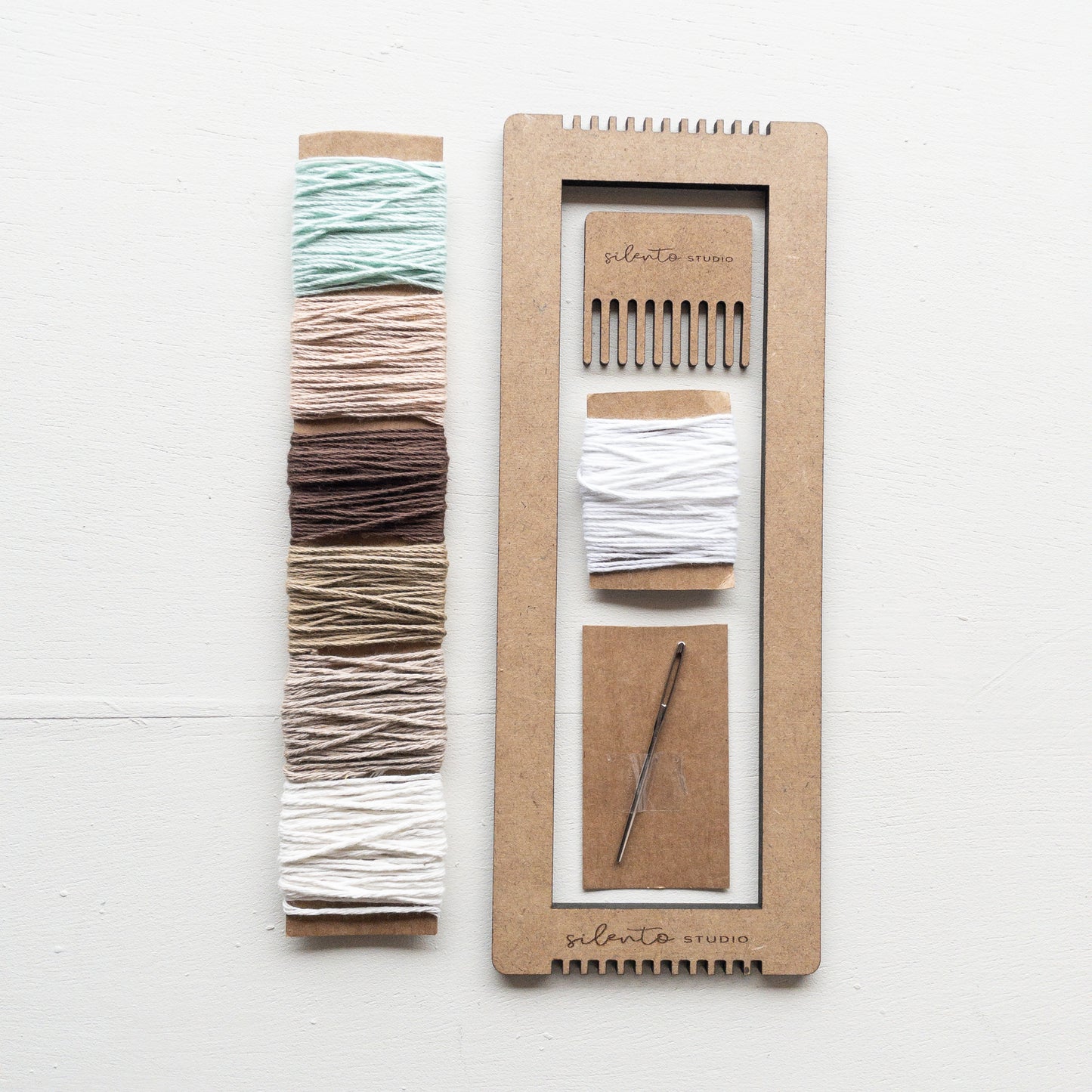 Kit de métier à tisser – Créez des bracelets, des pendentifs et plus encore