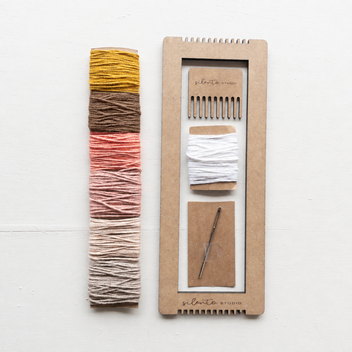 Kit de Telar – Crea pulseras, colgantes y más