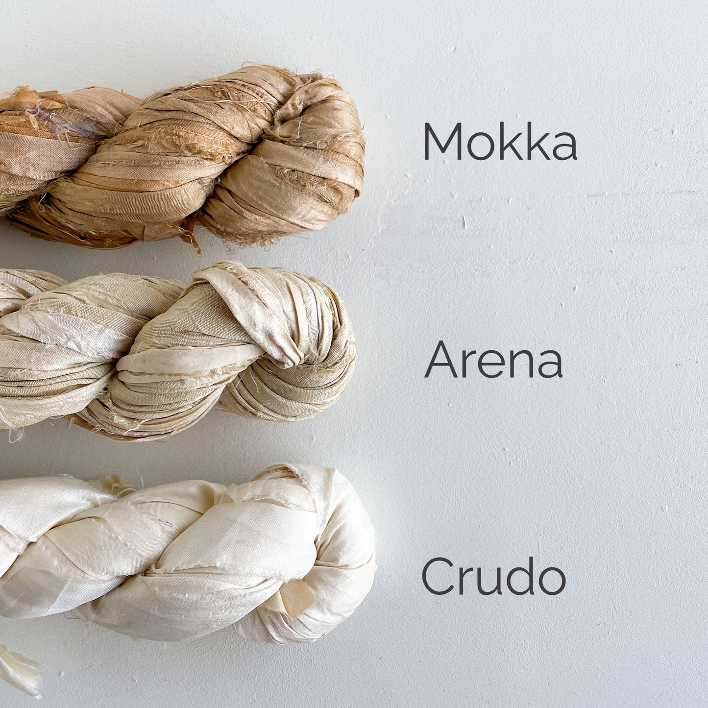Cinta de seda sari reciclada 100gr