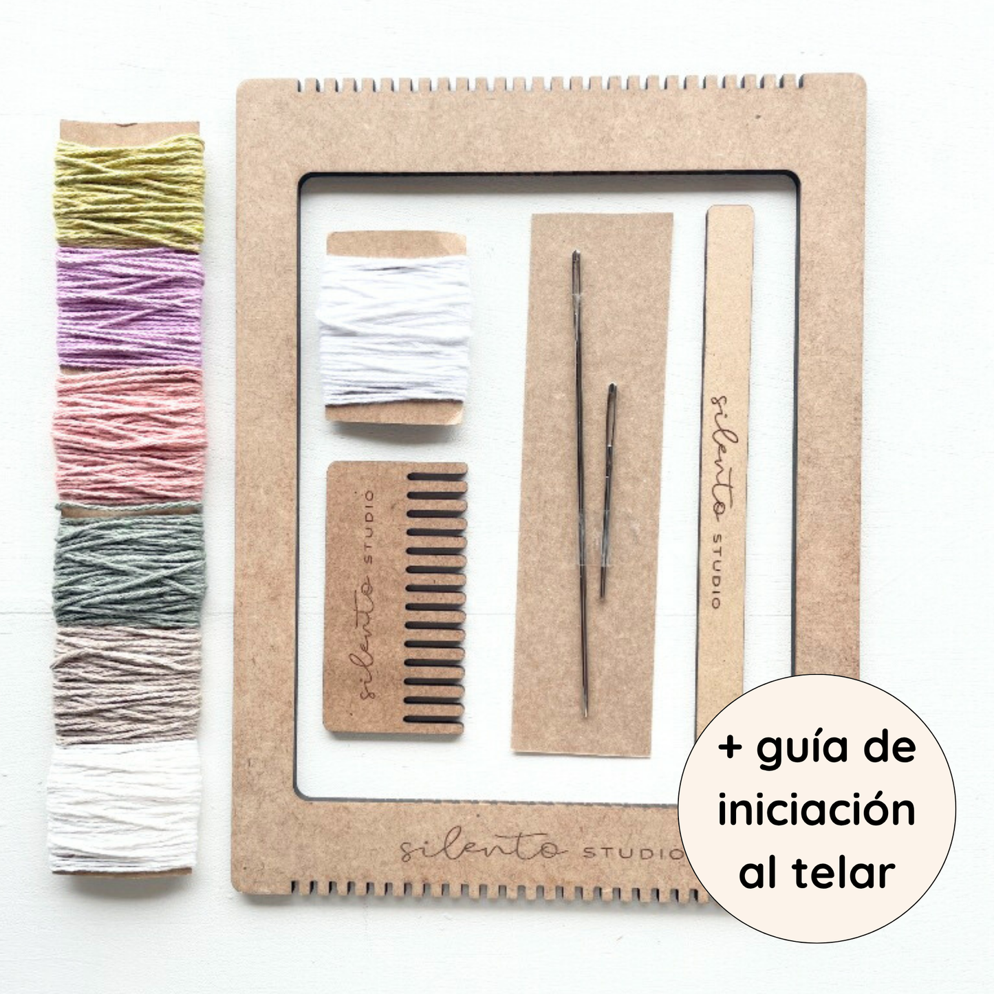 Kit de telar para piezas medianas
