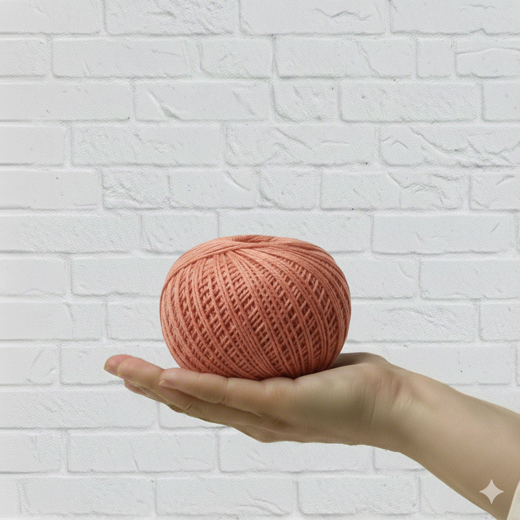 Fils de coton de 1mm, idéal pour la chaîne de métier à tisser
