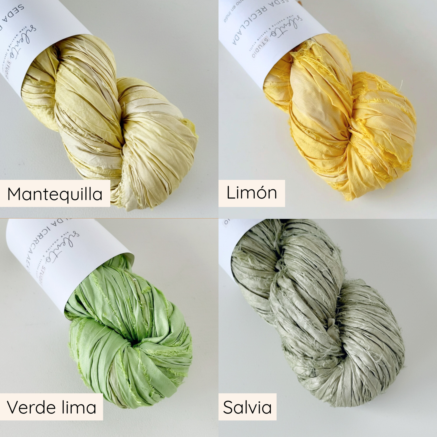 LOTE DE 4 MADEJAS - 10% descuento