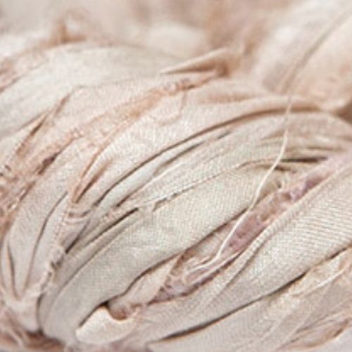 Cinta de seda sari reciclada - madeja de 100gr