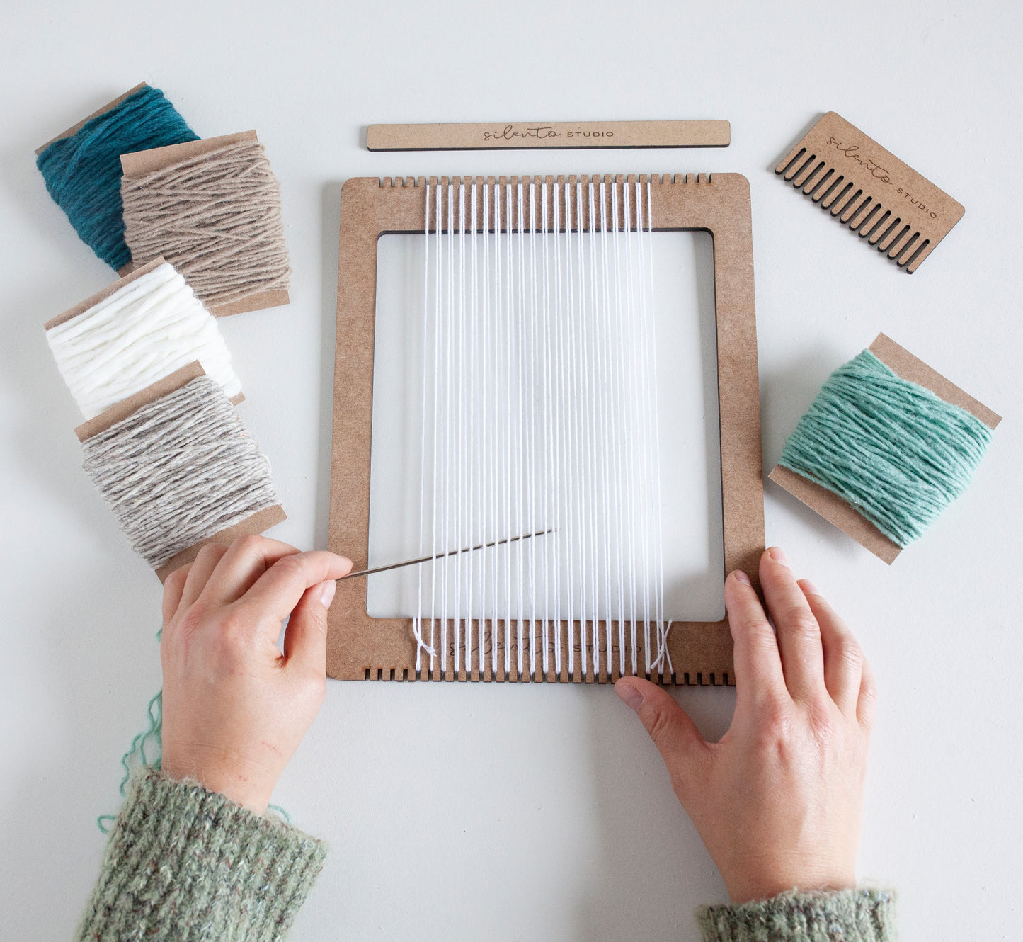Kit Completo para posavasos, pequeños tapices y más