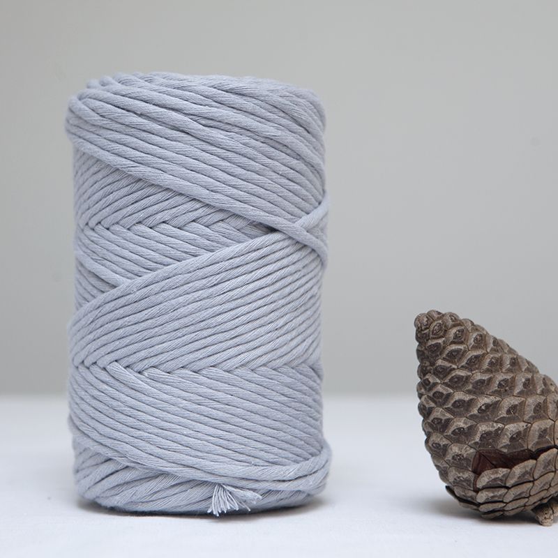 Algodón suave 4mm - Gris Plata