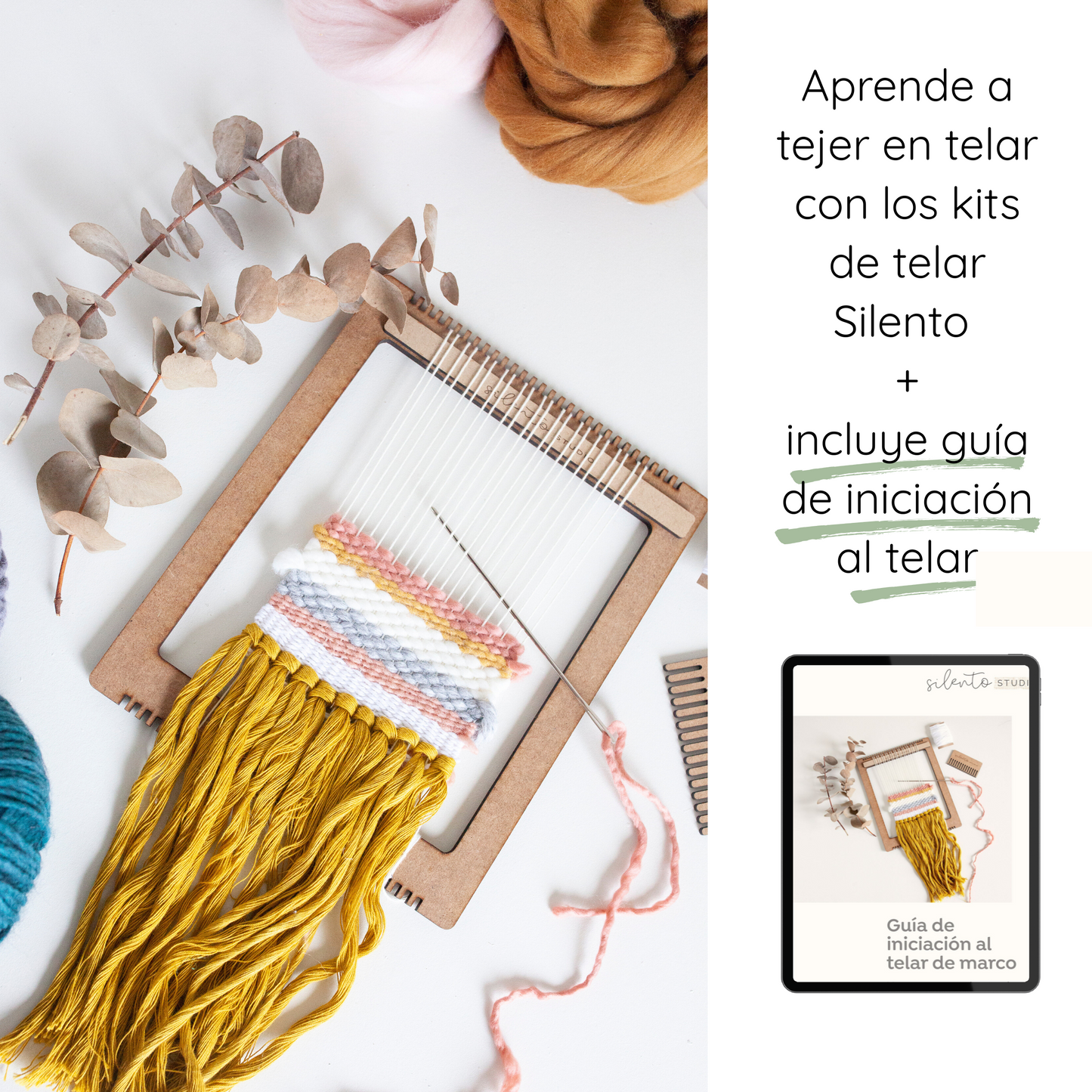 Kit Completo para posavasos, pequeños tapices y más