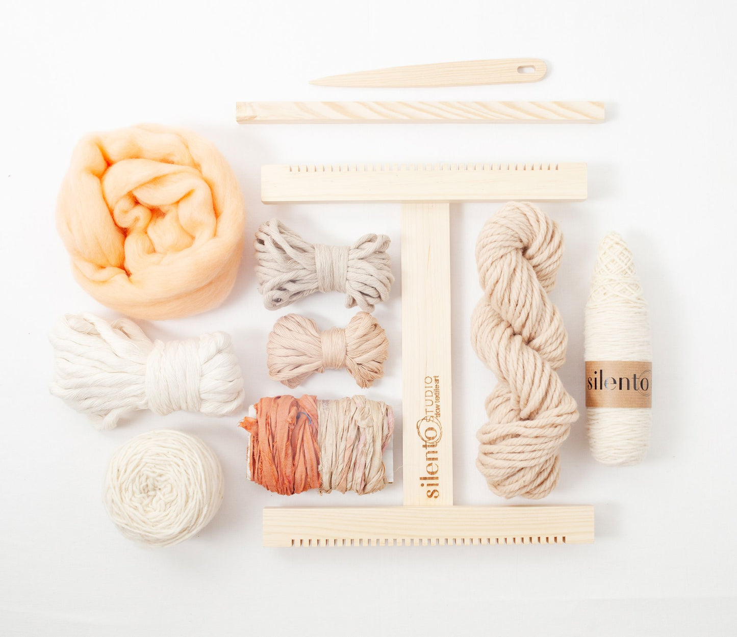 Kit de telar color coral