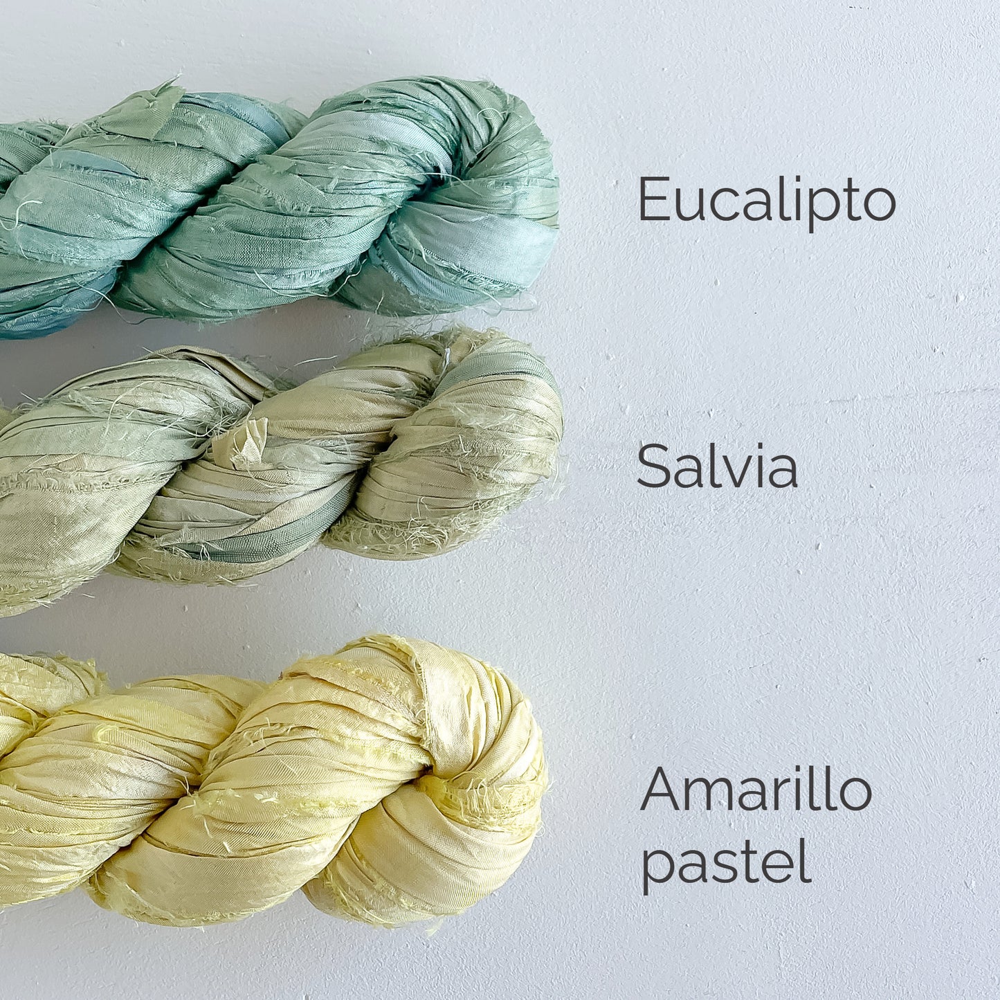 Cinta de seda sari reciclada 100gr