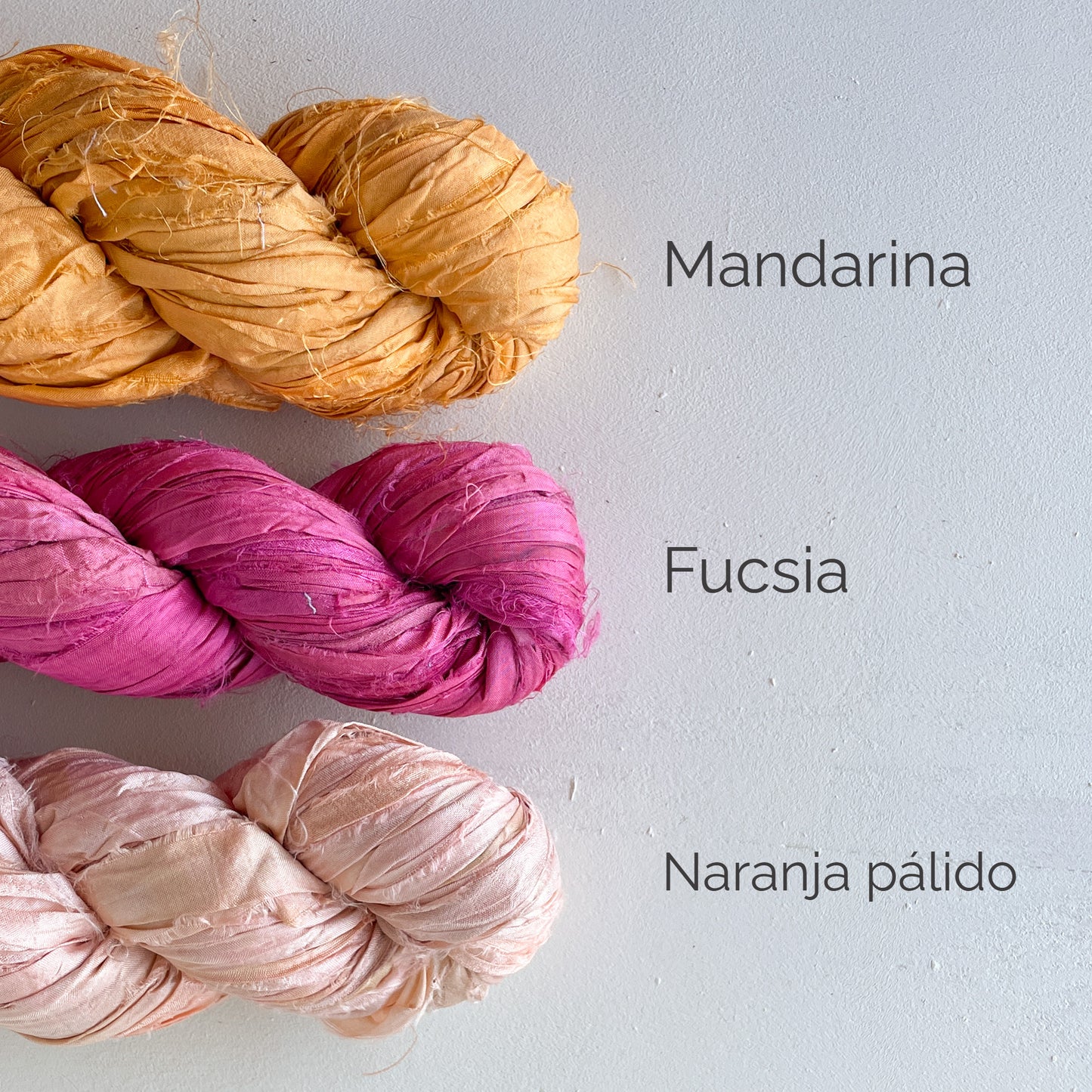 Cinta de seda sari reciclada 100gr