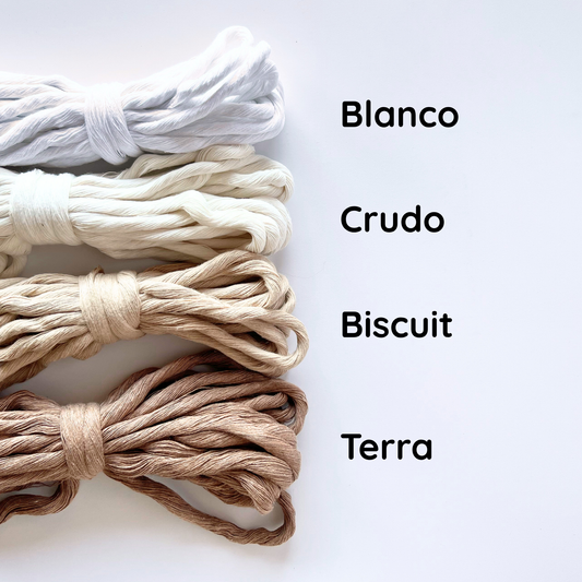 Pack 3 colores de algodón suave 9mm