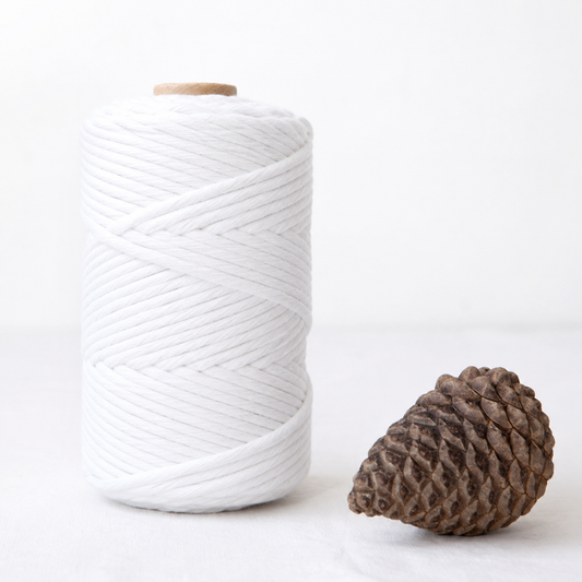 Algodón suave 4mm - Blanco
