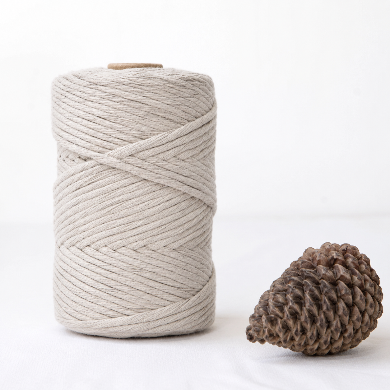 Coton doux 4mm - Lin