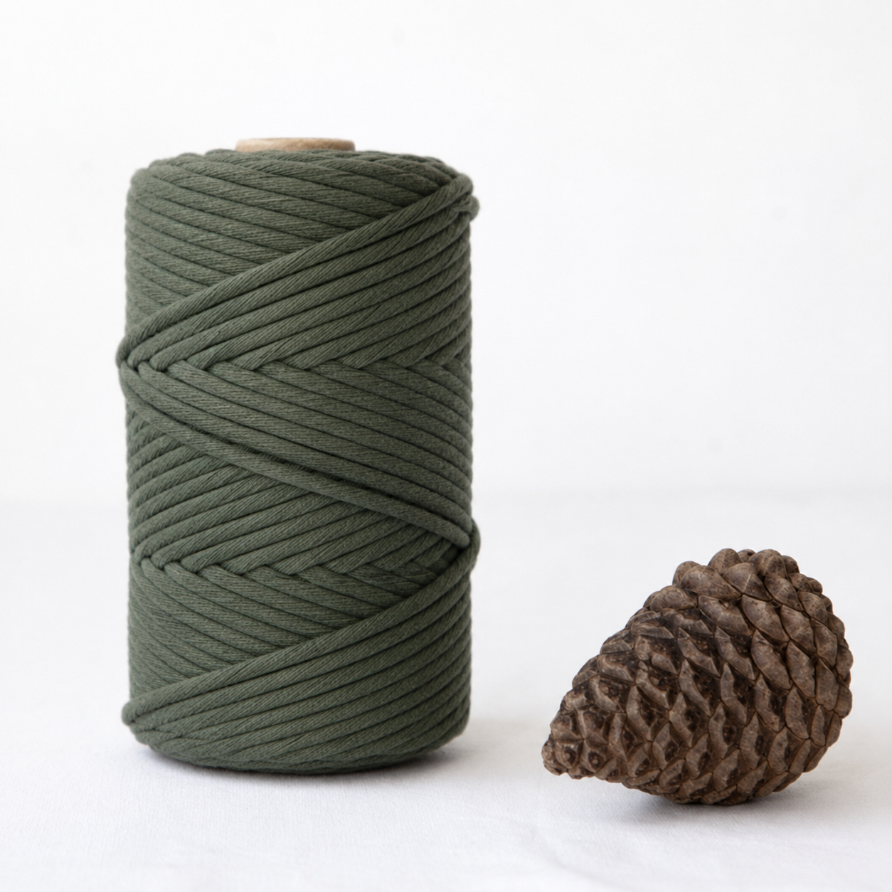Algodón suave 4mm - Verde bosque