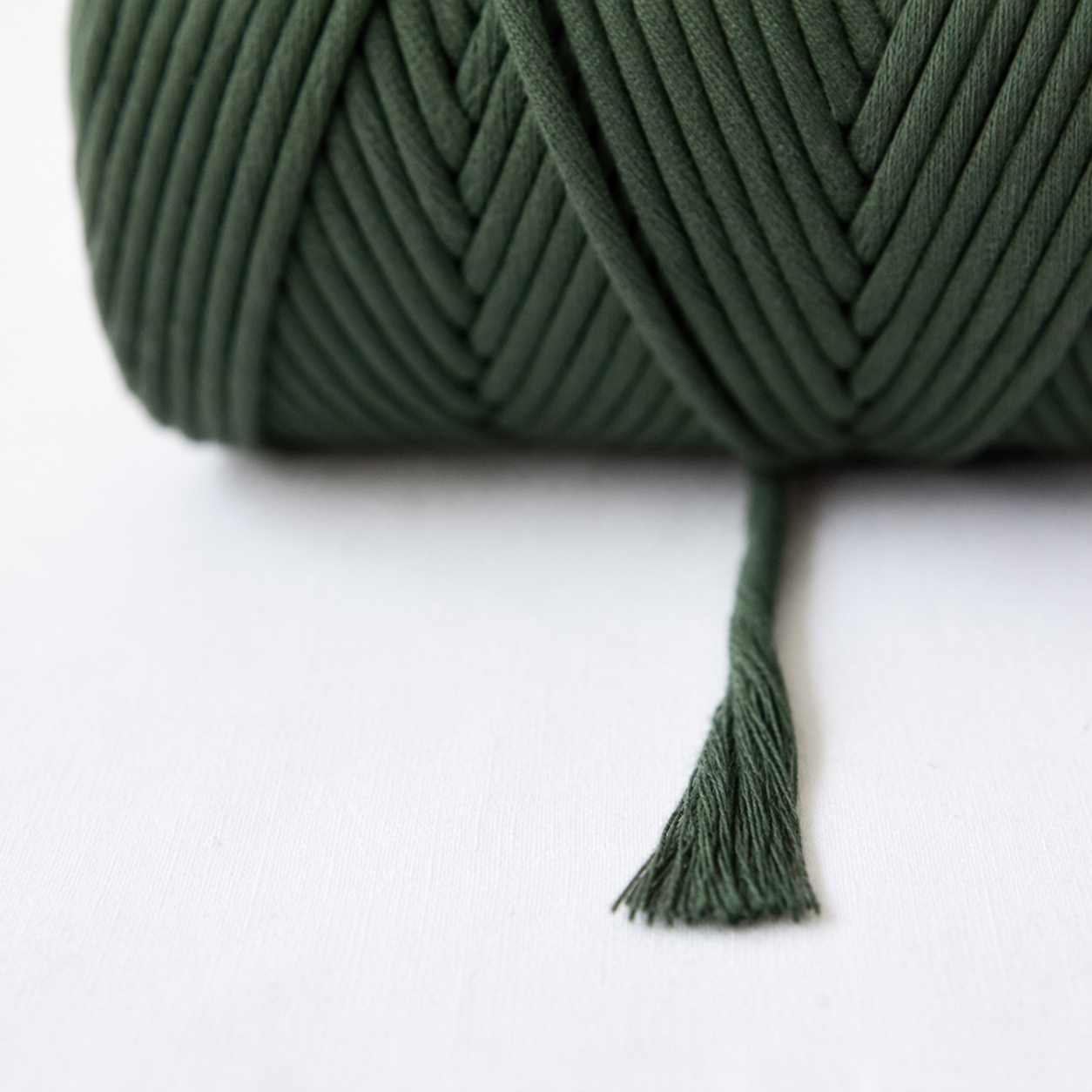 Algodón suave 4mm - Verde bosque
