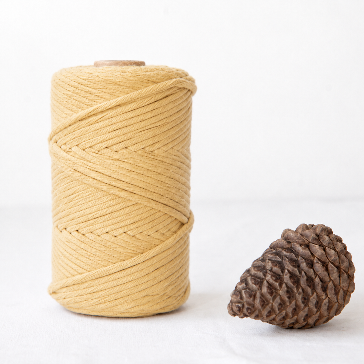Algodón suave 4mm - Mantequilla