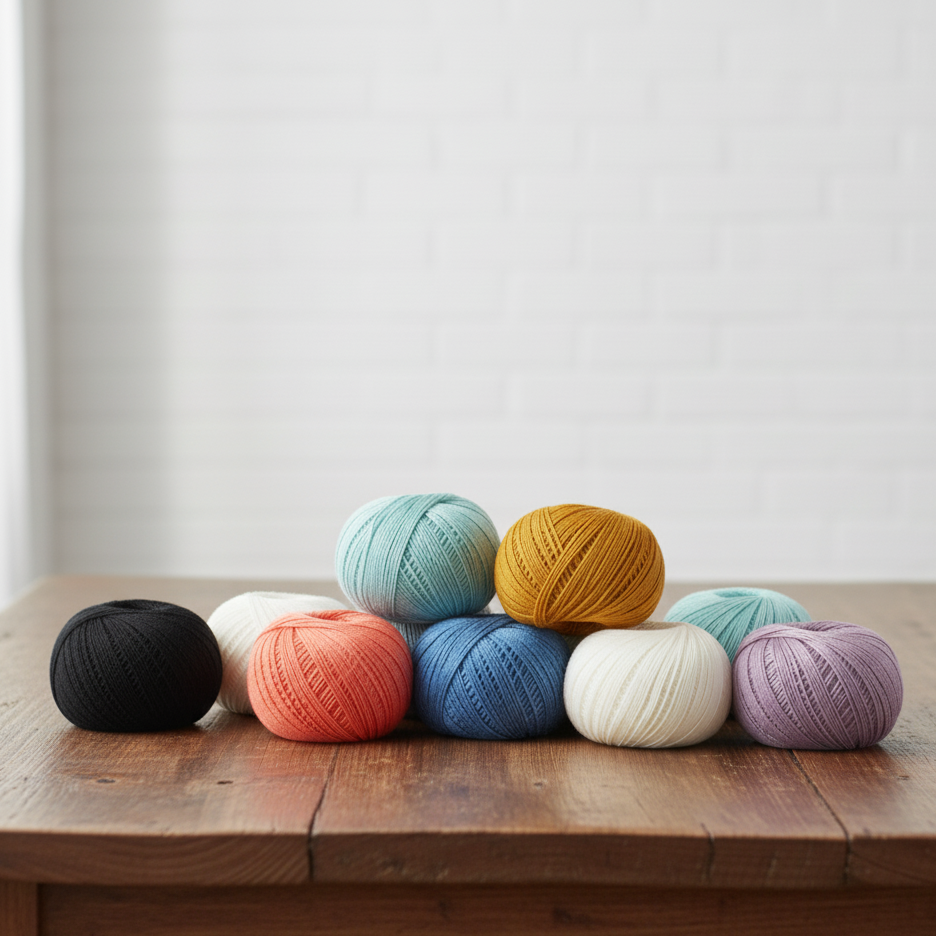 Hilos de algodón de 1mm, ideal para urdimbre de telar