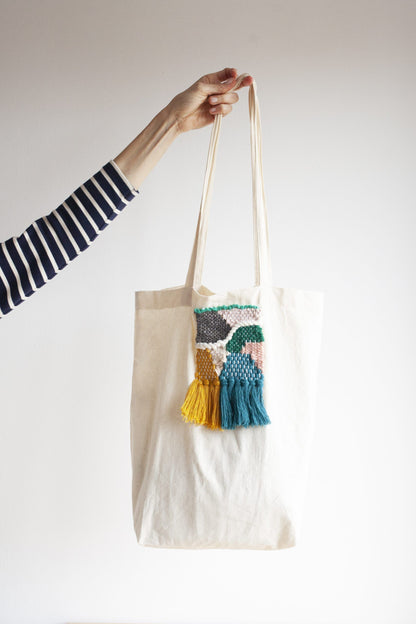 Kit de métier à tisser "Personnalise ton sac fourre-tout"