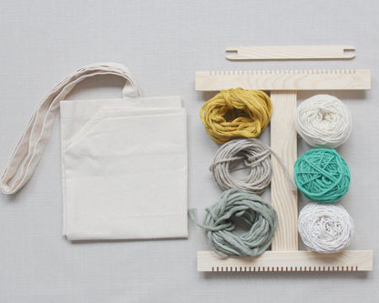 Kit de métier à tisser "Personnalise ton sac fourre-tout"