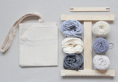 Kit de métier à tisser "Personnalise ton sac fourre-tout"