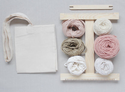 Kit de métier à tisser "Personnalise ton sac fourre-tout"