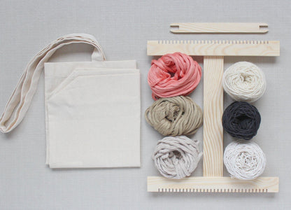 Kit de métier à tisser "Personnalise ton sac fourre-tout"