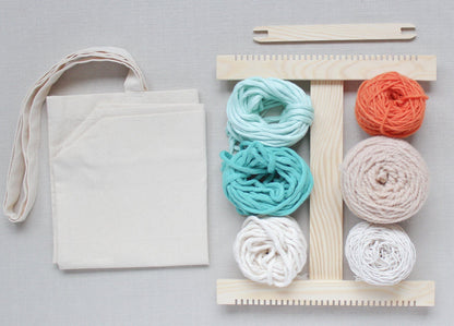 Kit de métier à tisser "Personnalise ton sac fourre-tout"