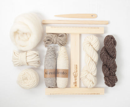 Kit de telar reciclado, tamaño mediano