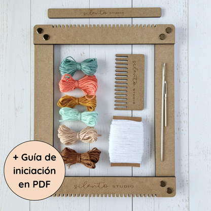 Kit de métier à tisser pour pièces de taille moyenne