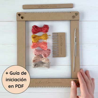 Kit de métier à tisser pour pièces de taille moyenne
