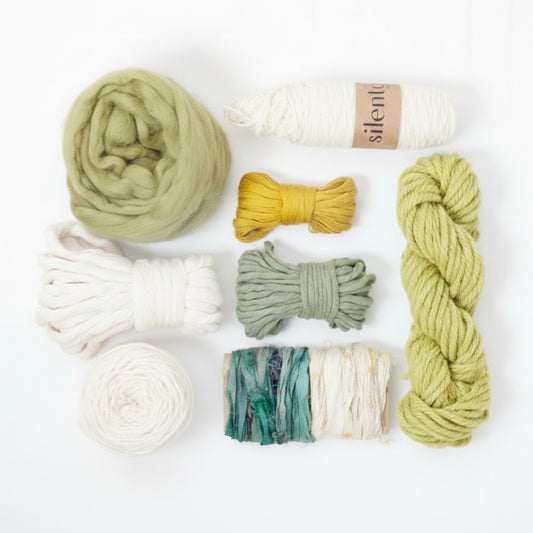 Pack de fibras mixtas - Mezcla de lana, seda y algodón