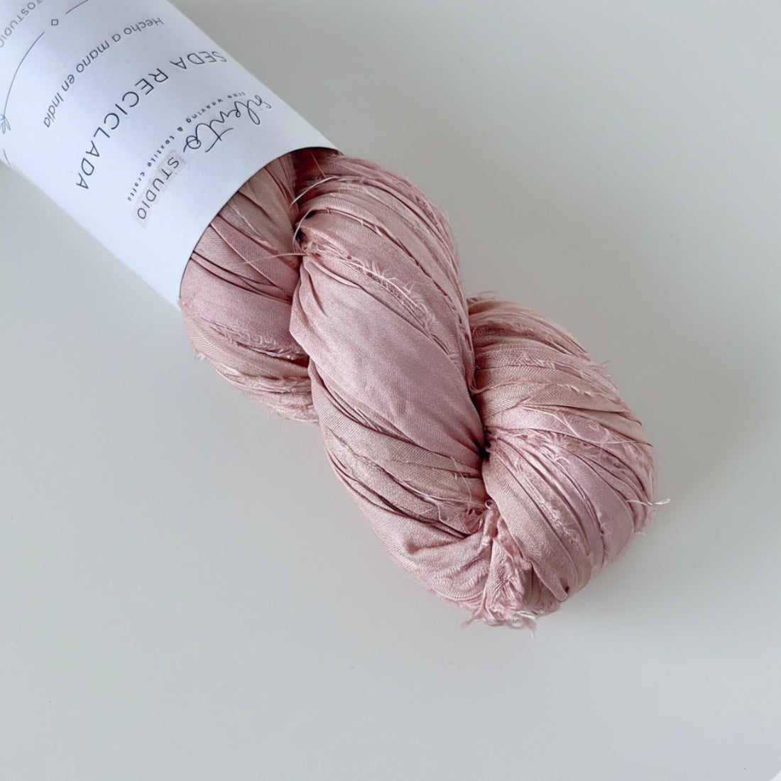 Recycled sari silk ribbon - 100g skein