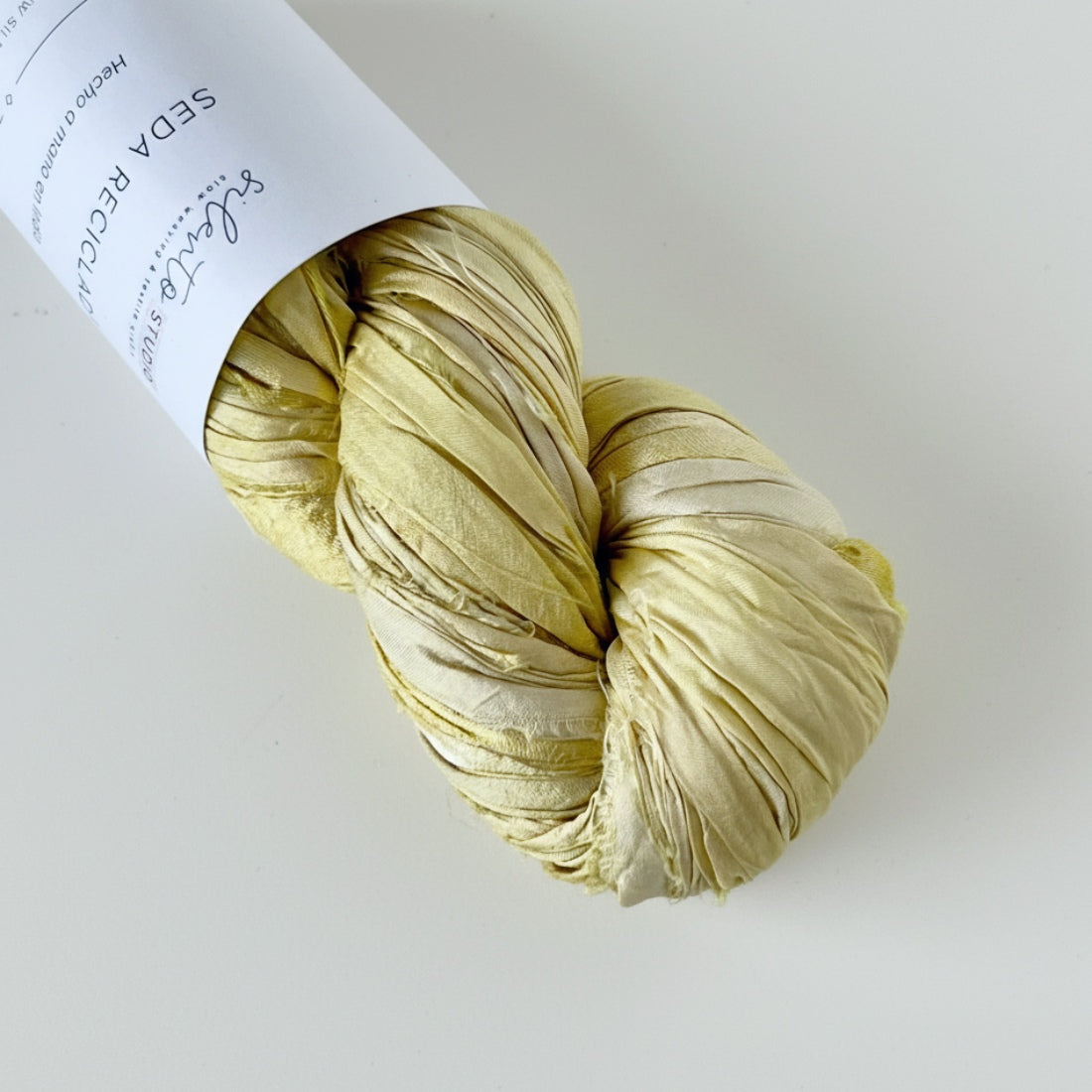 Recycled sari silk ribbon - 100g skein