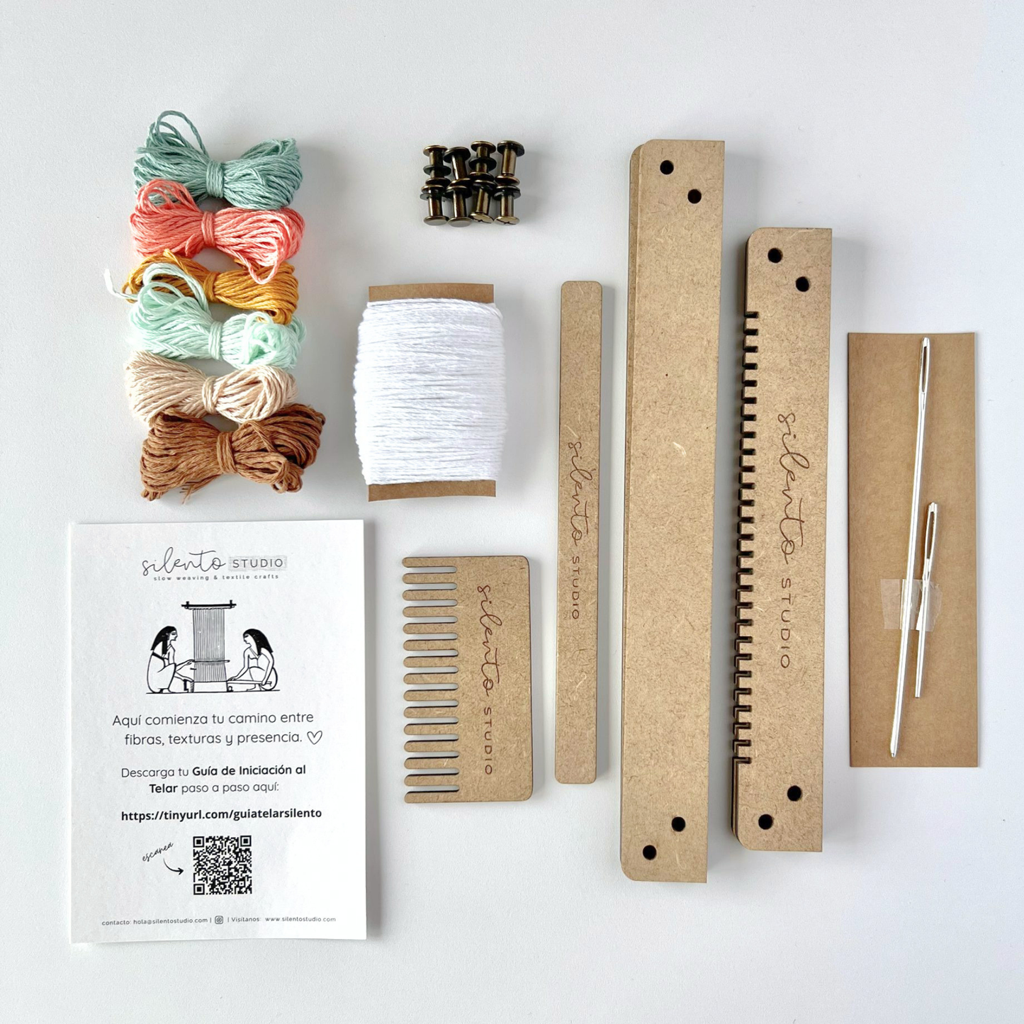 Kit de métier à tisser pour pièces de taille moyenne