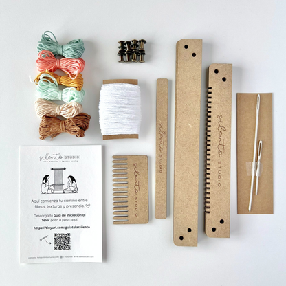 Kit de métier à tisser pour pièces de taille moyenne