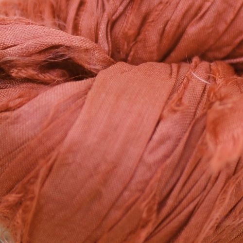 Cinta de seda sari reciclada - madeja de 100gr