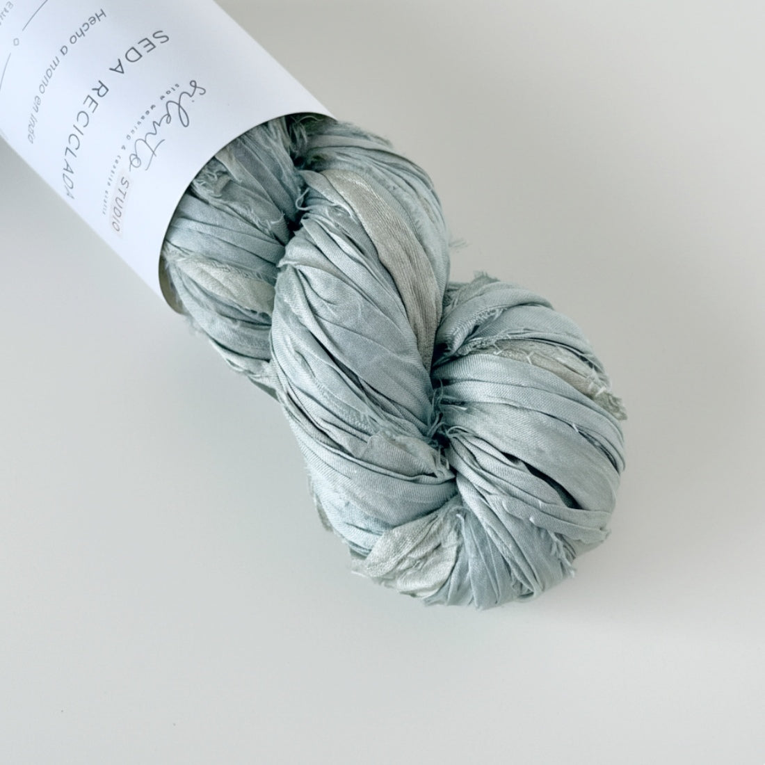 Recycled sari silk ribbon - 100g skein