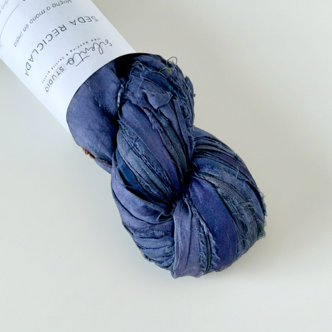 Recycled sari silk ribbon - 100g skein