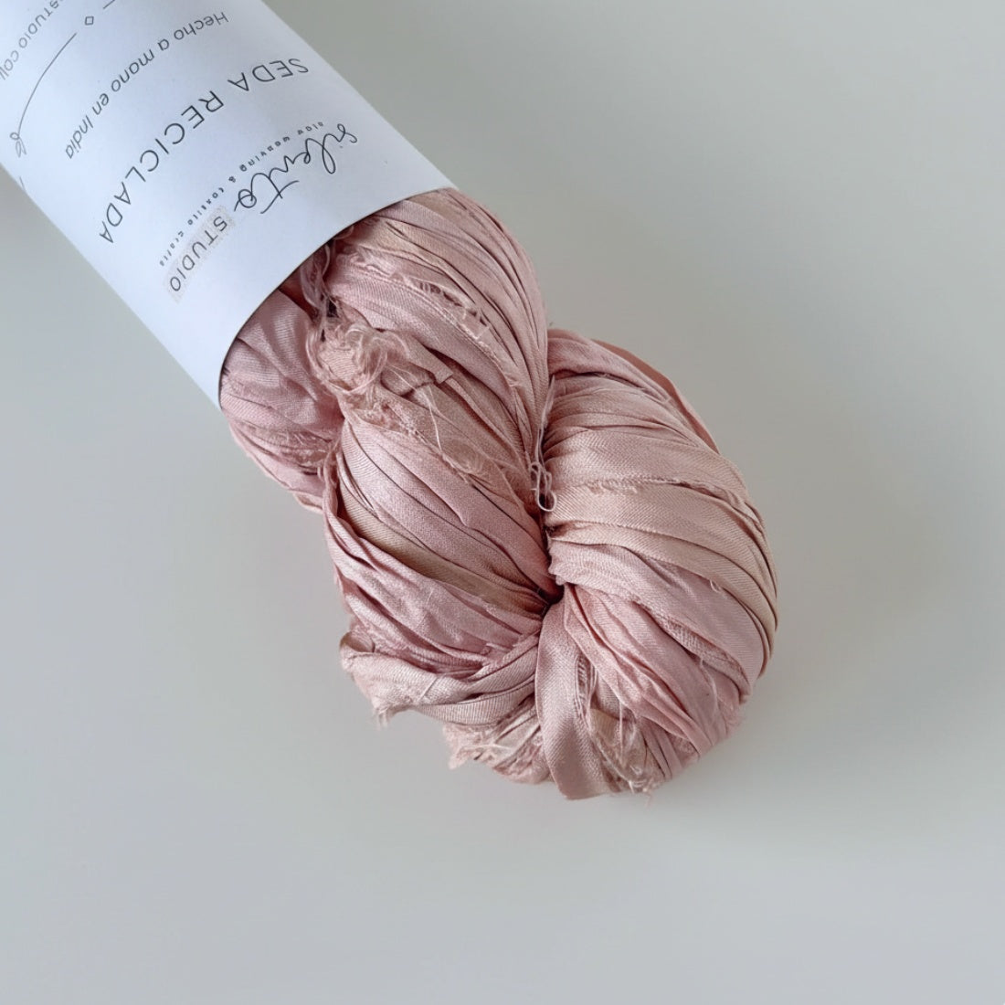 Recycled sari silk ribbon - 100g skein