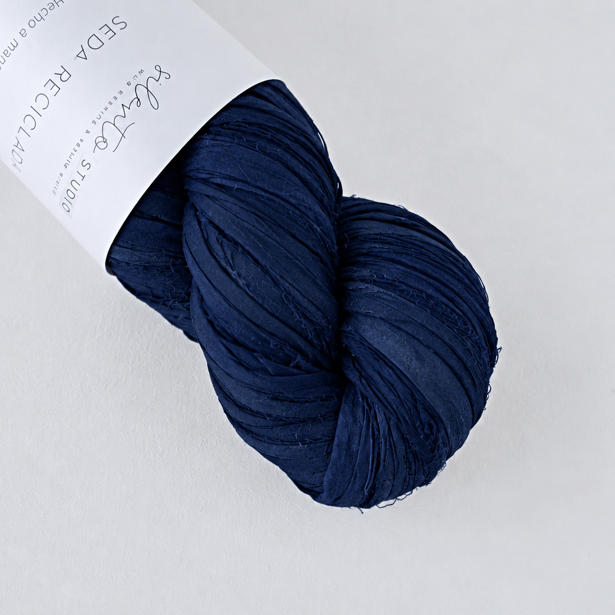 Recycled silk ribbon by the meter