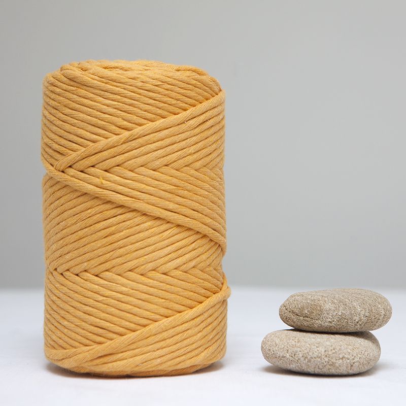Algodón suave 4 mm Cúrcuma