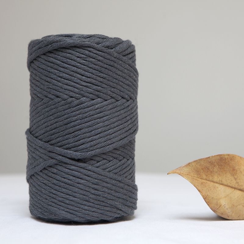 Algodón suave 4mm - Gris antracita