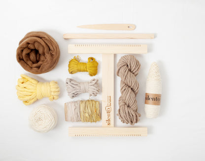 Kit de telar reciclado, tamaño mediano