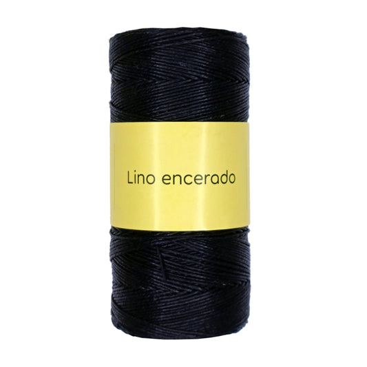 Lino encerado - Negro