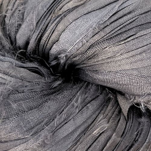 Cinta de seda sari reciclada - madeja de 100gr