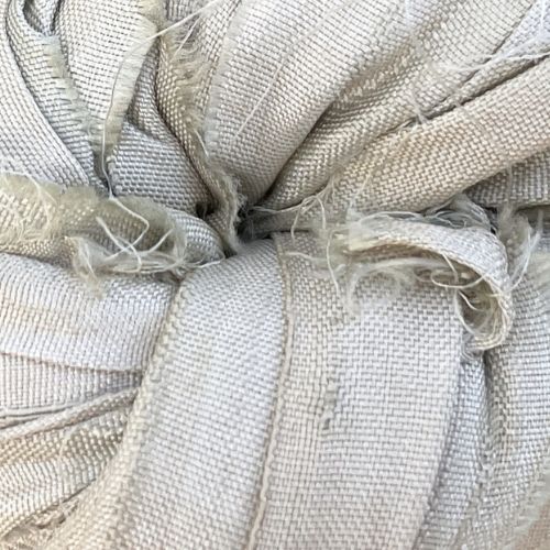 Cinta de seda sari reciclada - madeja de 100gr