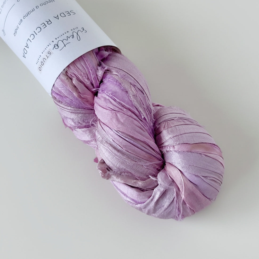 Recycled sari silk ribbon - 100g skein